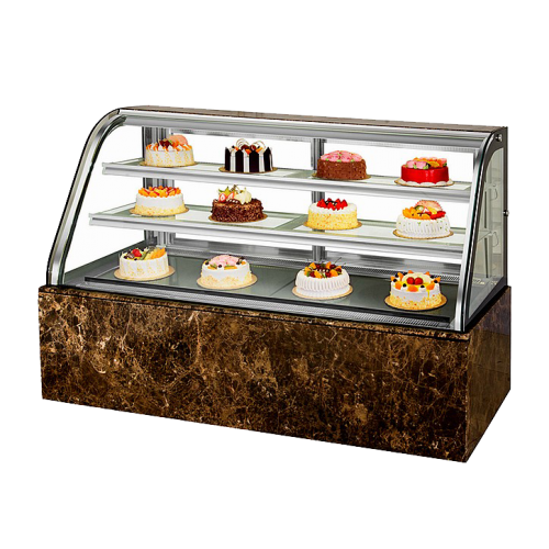 蛋糕展示柜冷柜弧形三层甜品西点水果冷藏柜商用风冷展示冷柜冷藏柜定制